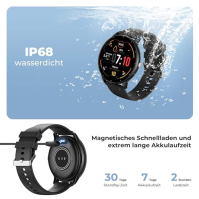 Smartwatch muži s funkcí telefonu, 1,39" IP68 vodotěsné sportovní hodinky, fitness hodinky se srdečním tepem/SpO2/hlasovým asist